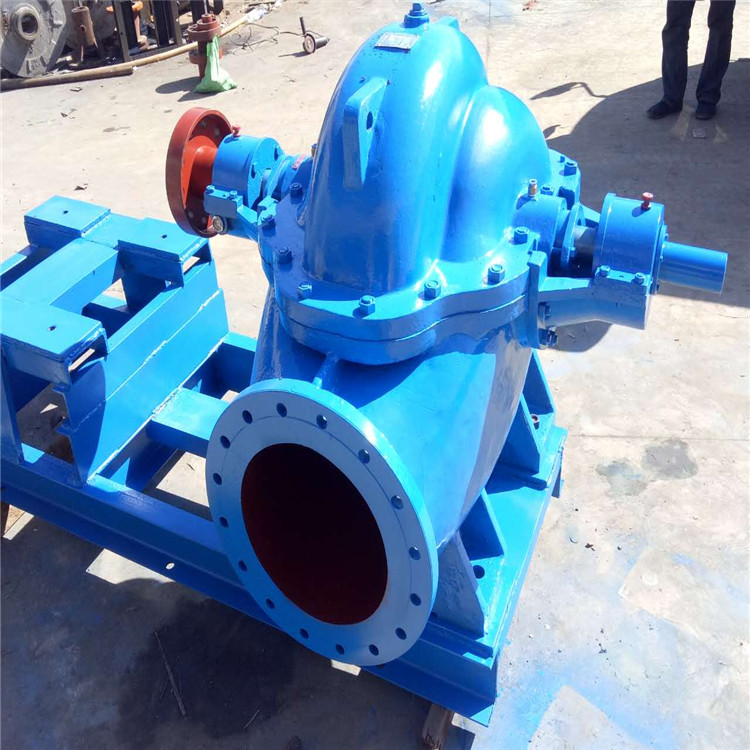 雙吸泵泵體、泵蓋、葉輪、軸、雙吸密封環、軸套、軸承